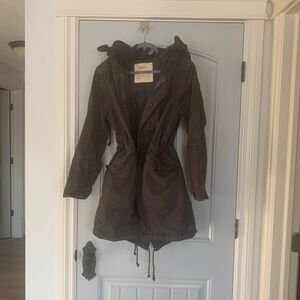 TNA aritzia rain jacket, with additional layer
